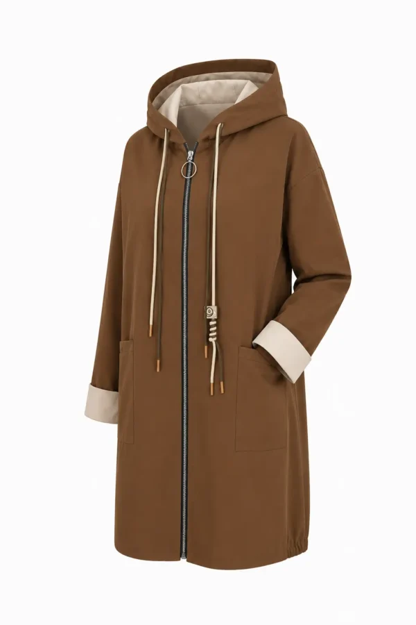 Jachetă tip trench TINA JTT04 - imagine 2