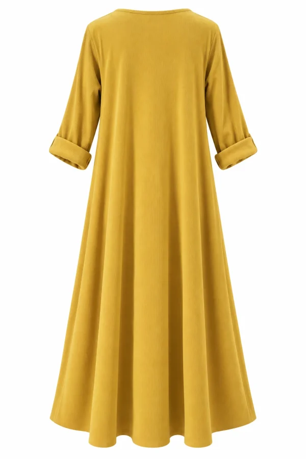 Rochie lungă din raiat RAT02 - imagine 3