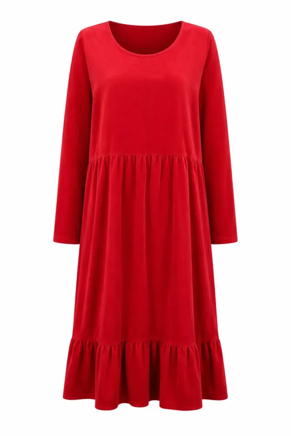 Rochie din raiat cu croială lejeră RED15
