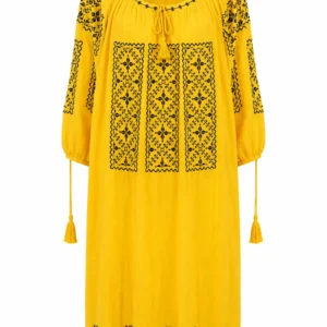 Rochie damă cu broderie RED79