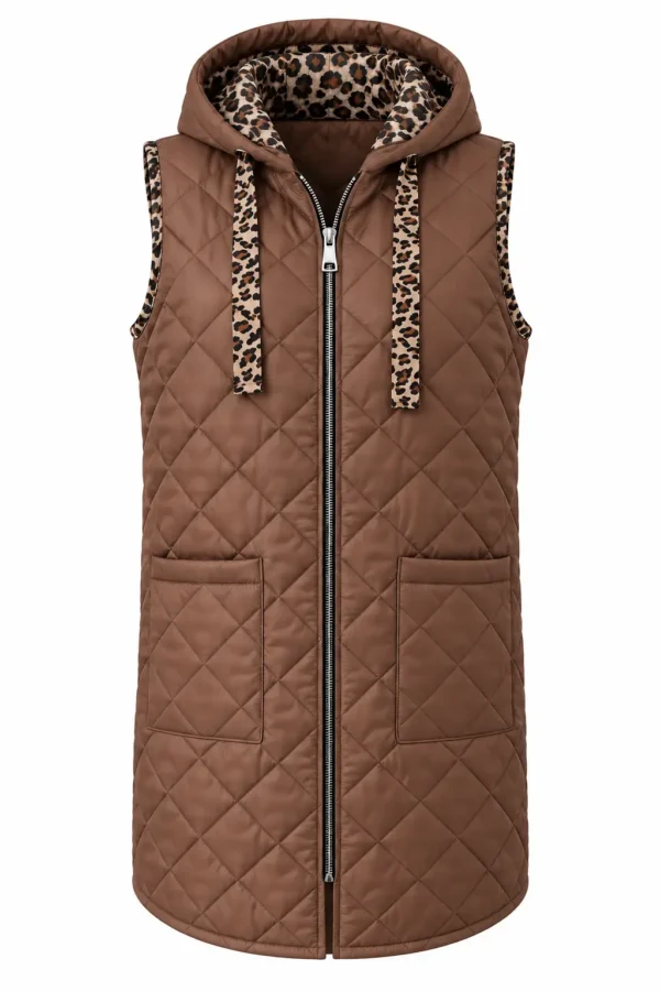 Vestă animal print VSR08