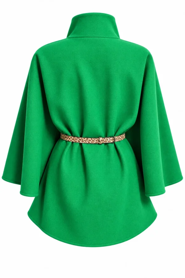 Poncho damă elegant din stofă BETTY PHB07 - imagine 4