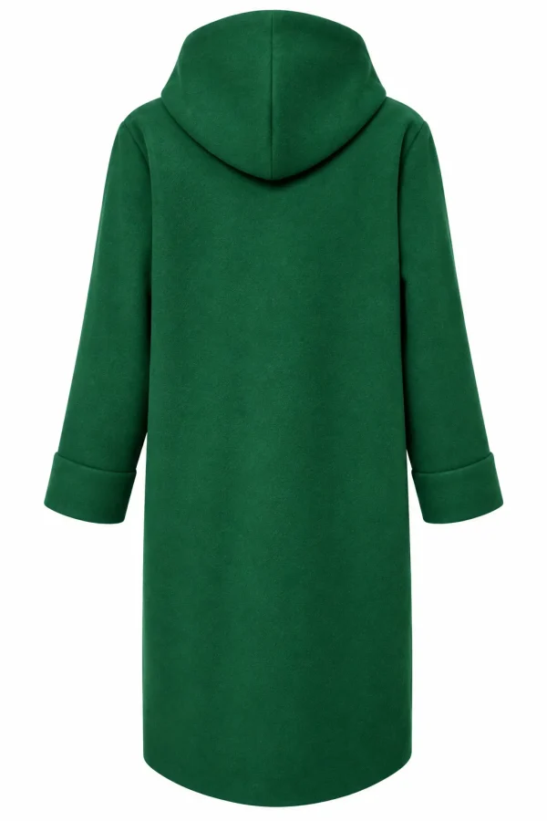 Cardigan Damă Lung cu Glugă și Șnur Stil Eșarfă Vera VEO06 - imagine 3
