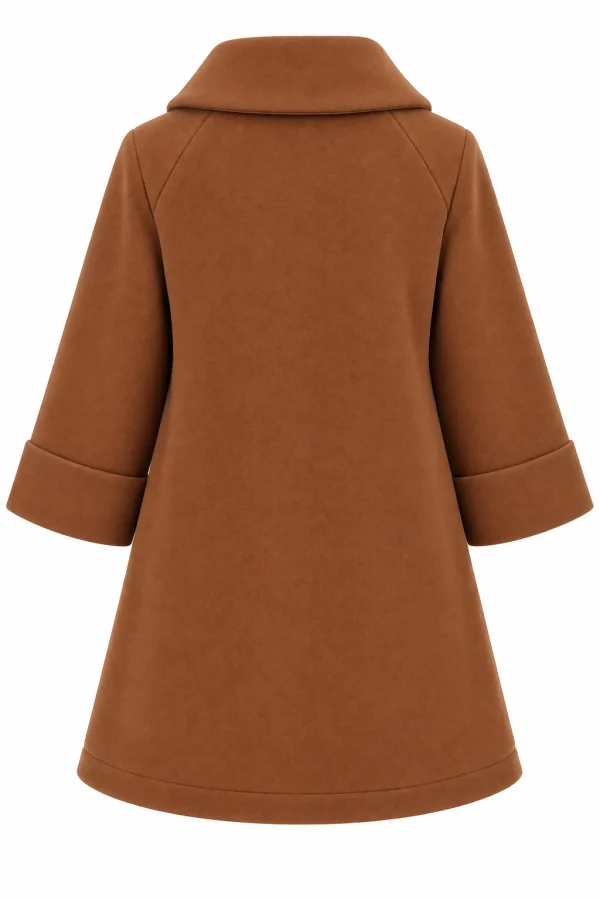 Cardigan din stofa model tip jacheta C42M - imagine 3